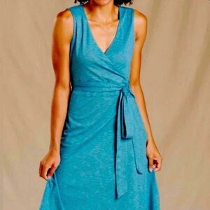 EUC Toad & Co Sleeveless Cue Wrap Dress